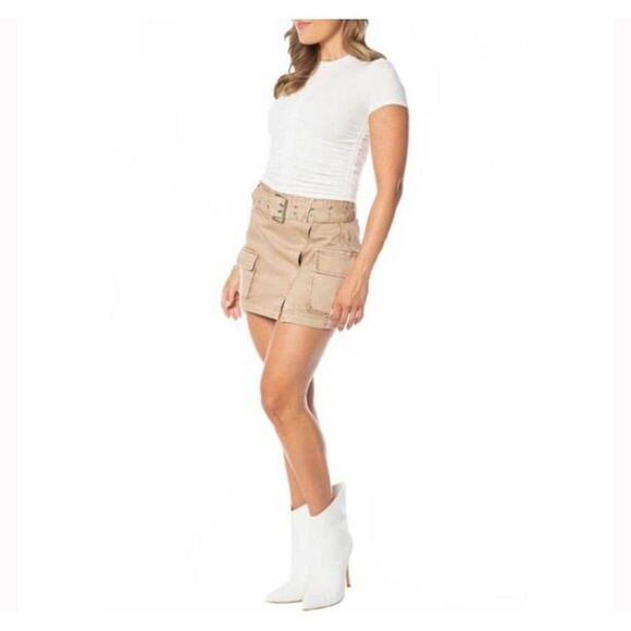 Juicy Couture Dresses & Skirts - NEW Juicy Couture Bratz Pink Pantheress Retro Trashy Y2K Brown Cargo Mini Skirt